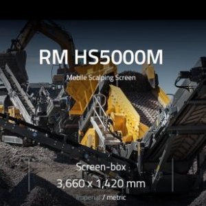 foto 25.7t sortyrowka 300t/h mobil Maximus 512S / RubbleMaster HS5000 M